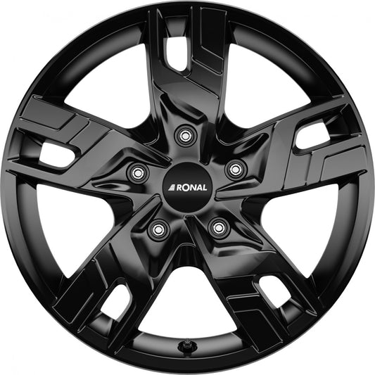 Ronal R64 jetblack 7x17 ET55 - LK5/120 ML65.06