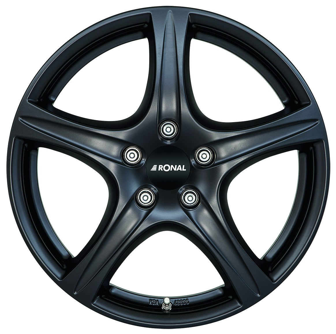 Ronal R56 mattschwarz Alufelge 7x17 Zoll ET44 LK 5x112 ML66.5 – Bild 2
