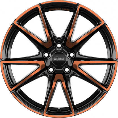 Ronal SL6 Vettore jetblack-copper matt 8.5x19 ET35 - LK5/112 ML76