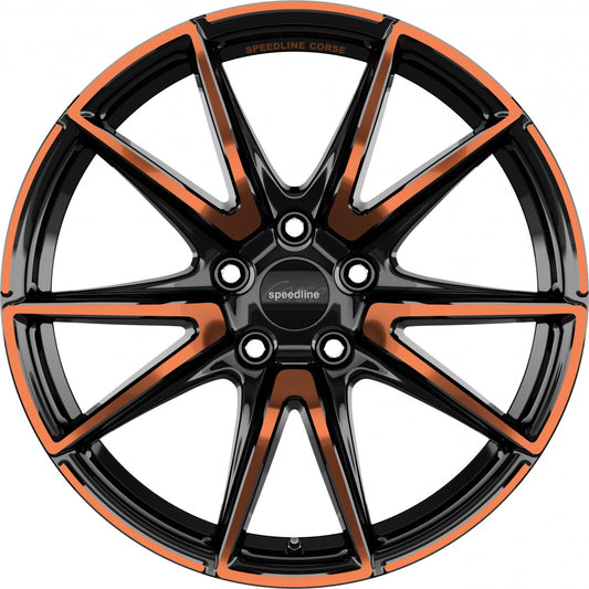 Ronal SL6 Vettore jetblack-copper matt 8.5x19 ET35 - LK5/112 ML76