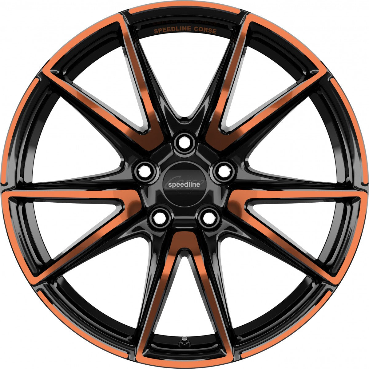 Ronal SL6 Vettore jetblack-copper matt 8.5x19 ET42 - LK5/112 ML76