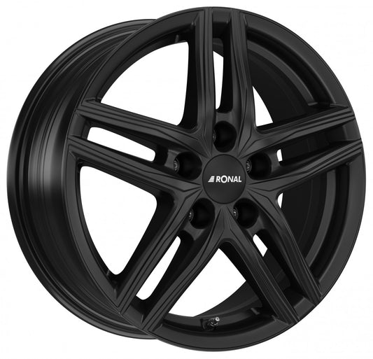 Ronal R65 jetblack-matt 7x17 ET50 - LK4/100 ML68