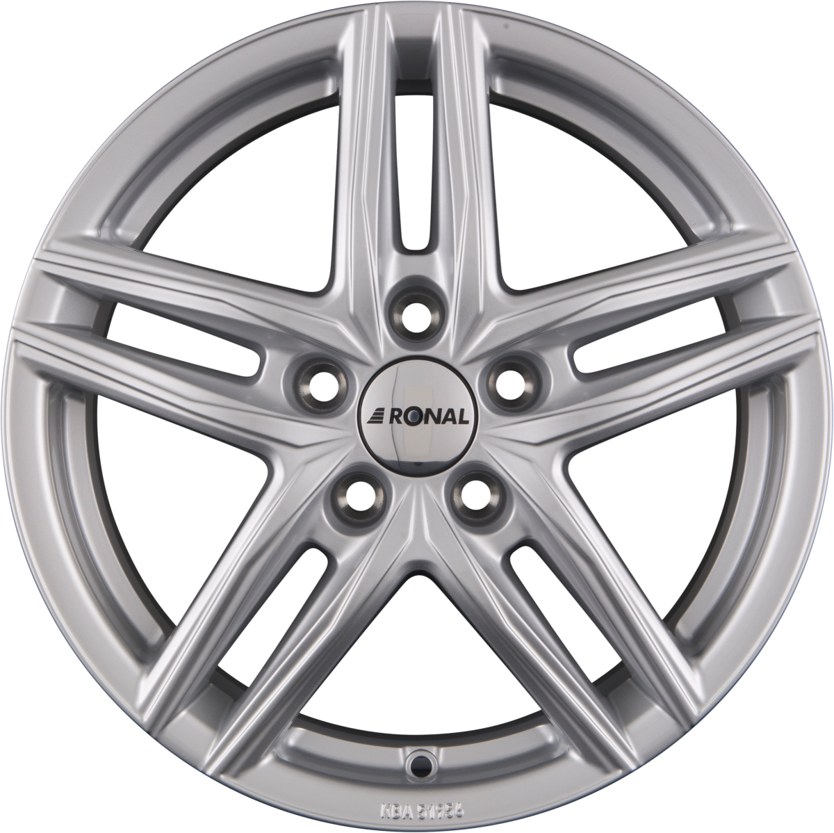Ronal R65 silber Alufelge 7x17 Zoll ET20 LK 4x108 ML65.03 – Bild 3