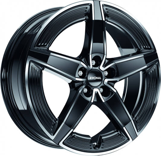 Ronal R72 jetblack frontkopiert Alufelge 8x19 Zoll ET34.1 LK 5x112 ML66.5