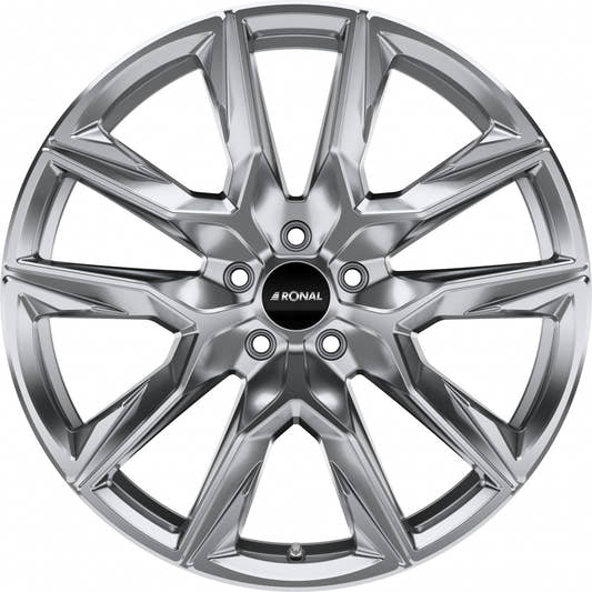 Ronal R71 platinum silver 9.5x21 ET40 - LK5/114.3 ML76