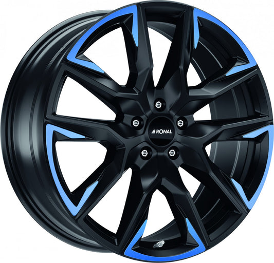 Ronal R71 jetblack matt blue tinted matt 10.5x21 ET43.1 - LK5/112 ML66.5