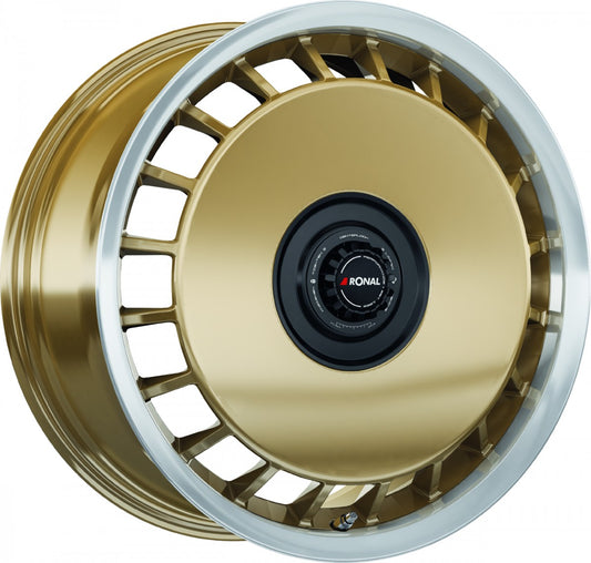 Ronal R50 REV-B racing gold-hornkopiert 8x18 ET35 - LK5/112 ML76