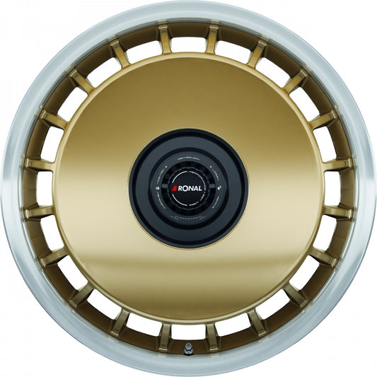 Ronal R50 REV-B racing gold-hornkopiert 8x18 ET35 - LK5/112 ML76