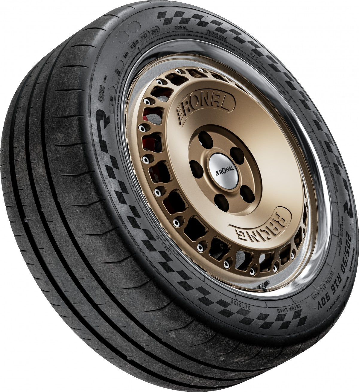 Ronal RR10 bronze matt 7.5x16 ET35 - LK5/100 ML68
