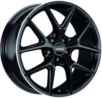 Ronal R75 jetblack-matt-hornkopiert 8x19 ET45.1 - LK5/112 ML66.5