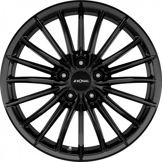Ronal R68 jetblack 9.5x19 ET30 - LK5/112 ML66.5