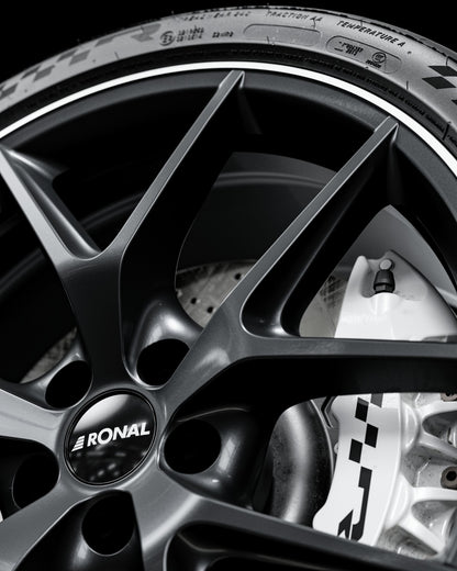 Ronal R75 jetblack-matt-hornkopiert 8x19 ET45.1 - LK5/112 ML66.5