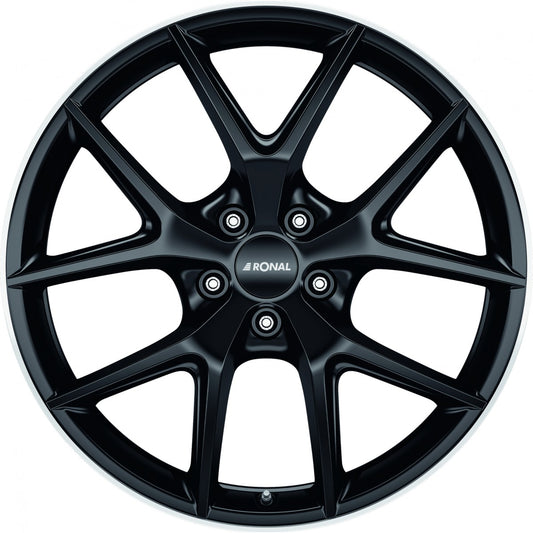Ronal R75 jetblack-matt-hornkopiert 8x18 ET32.6 - LK5/112 ML66.5