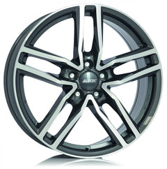 Alutec Ikenu graphit frontpoliert Alufelge 7.5x17 Zoll ET45 LK 5x114.3 ML70.1