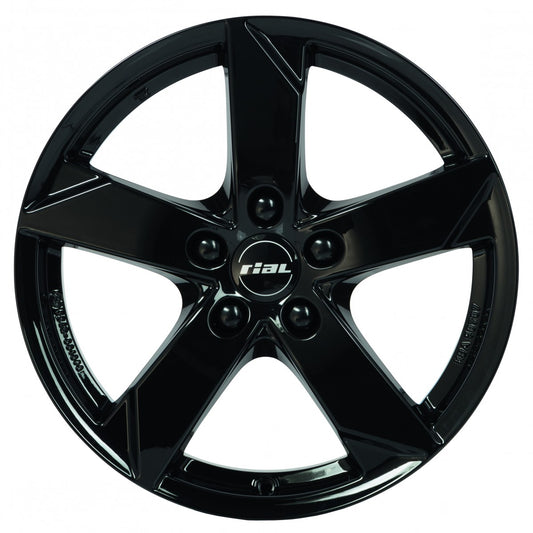 Rial Kodiak schwarz 6x15 ET38 - LK5/100 ML57.1