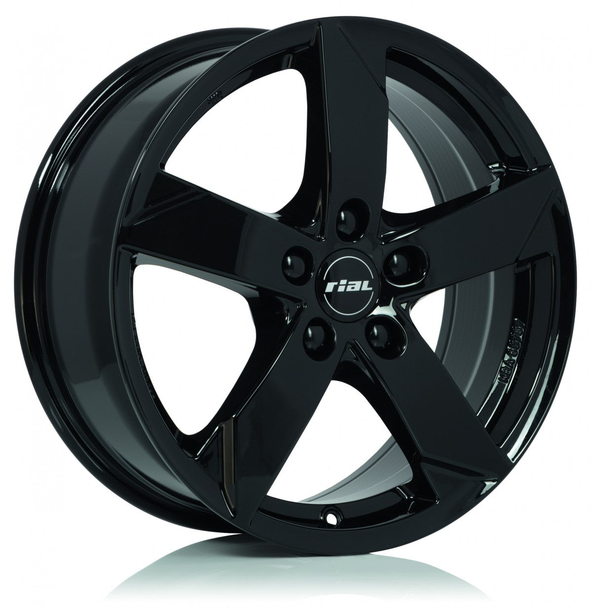 Rial Kodiak schwarz 6x15 ET38 - LK5/100 ML57.1