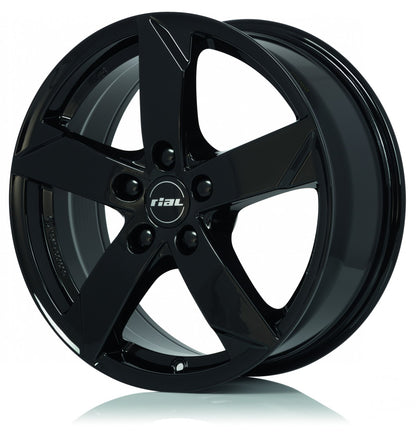 Rial Kodiak schwarz 7x16 ET35 - LK5/112 ML66.5
