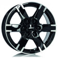Alutec Titan diamant-schwarz frontpoliert Alufelge 8x18 Zoll ET53 LK 6x139.7 ML93.1