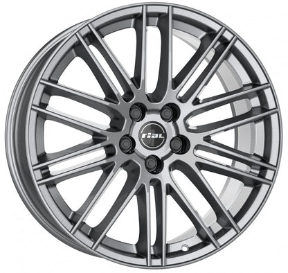 Rial KiboX metal-grey 9.5x21 ET42 - LK5/120 ML72.6