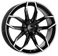 Rial Lucca diamant-schwarz frontpoliert Alufelge 8x18 Zoll ET39 LK 5x114.3 ML70.1