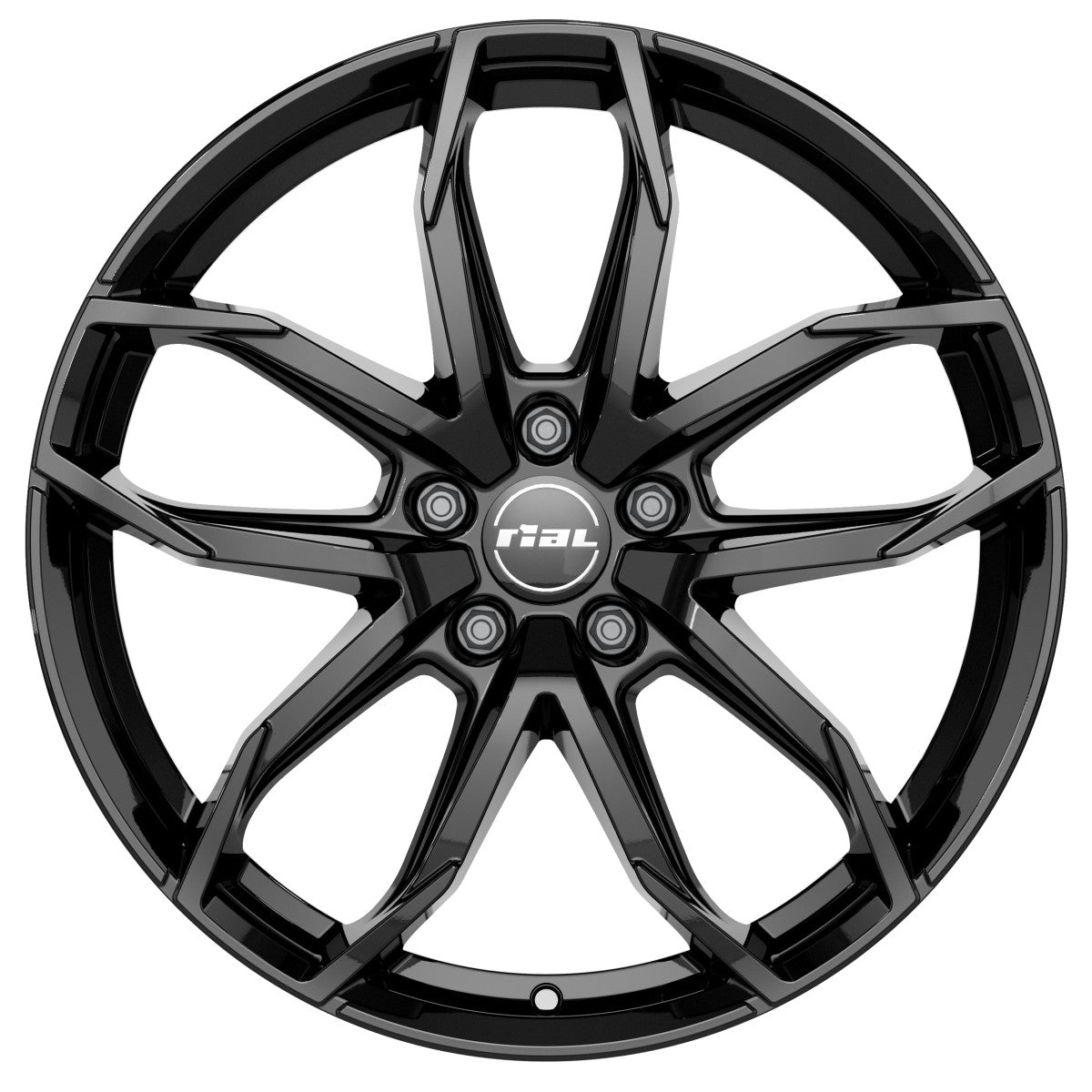 Rial Lucca diamant-schwarz 8x18 ET39 - LK5/112 ML66.6
