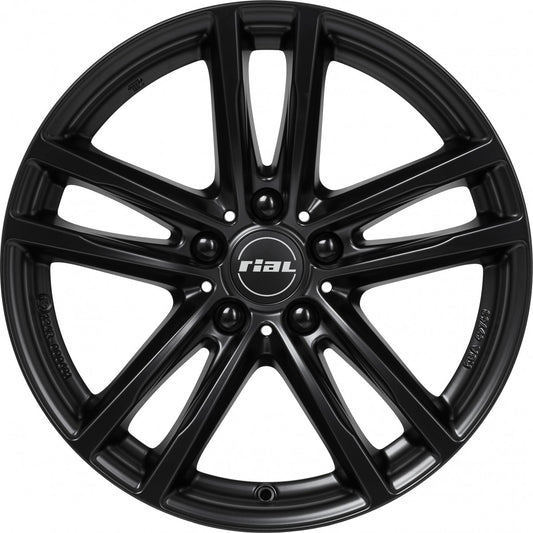 Rial X10 racing-schwarz 7x18 ET22 - LK5/112 ML66.5