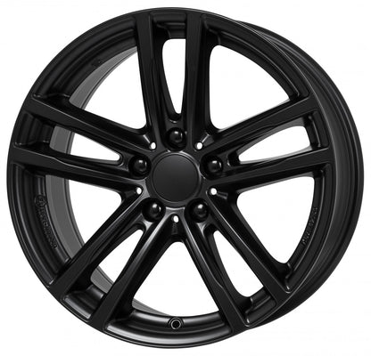 Rial X10 racing-schwarz Alufelge 7x18 Zoll ET43 LK 5x112 ML57.1