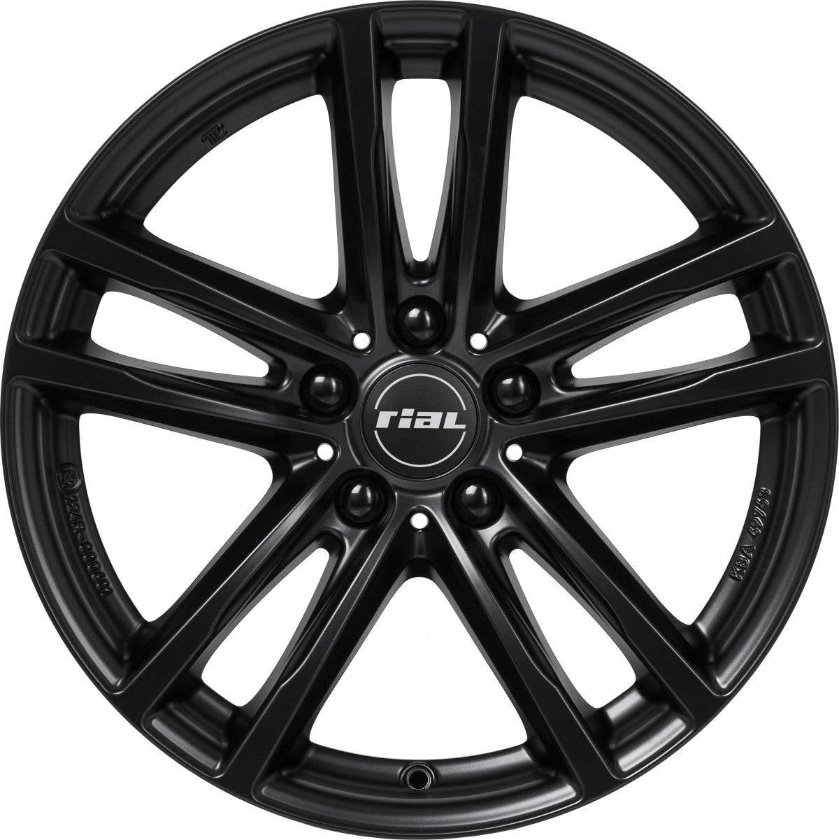 Rial X10 racing-schwarz Alufelge 7x18 Zoll ET43 LK 5x112 ML57.1 – Bild 3