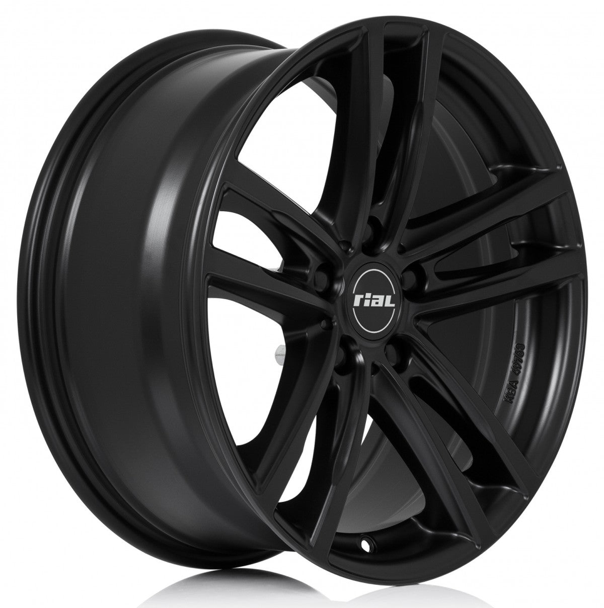 Rial X10 racing-schwarz Alufelge 7x18 Zoll ET43 LK 5x112 ML57.1 – Bild 4