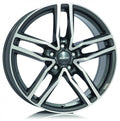 Alutec Ikenu graphit frontpoliert Alufelge 6.5x16 Zoll ET45 LK 4x100 ML63.3