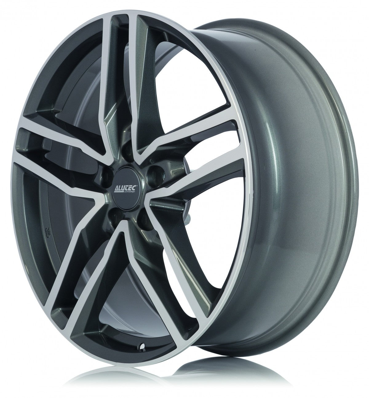 Alutec Ikenu graphit frontpoliert Alufelge 6.5x16 Zoll ET45 LK 4x100 ML63.3 – Bild 4