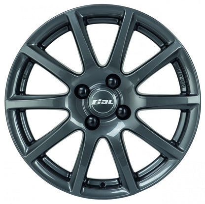 Rial Milano titanium 6x15 ET38 - LK5/100 ML57.1