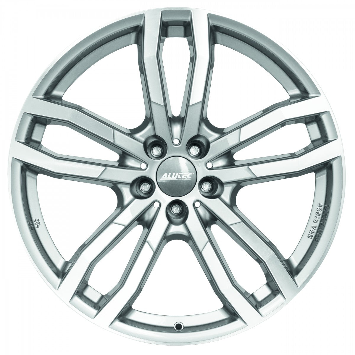 Alutec DriveX metal-grey frontpoliert 9x20 ET33 - LK5/112 ML66.5