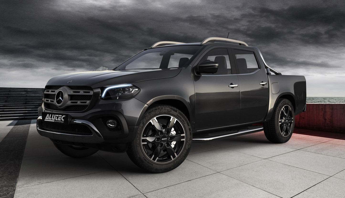Alutec Titan diamant-schwarz frontpoliert Alufelge 7.5x17 Zoll ET39 LK 6x114.3 ML66.1 – Bild 5