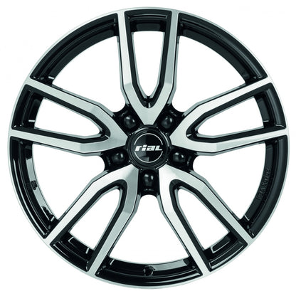 Rial Torino diamant-schwarz frontpoliert 6.5x16 ET47 - LK5/100 ML57.1