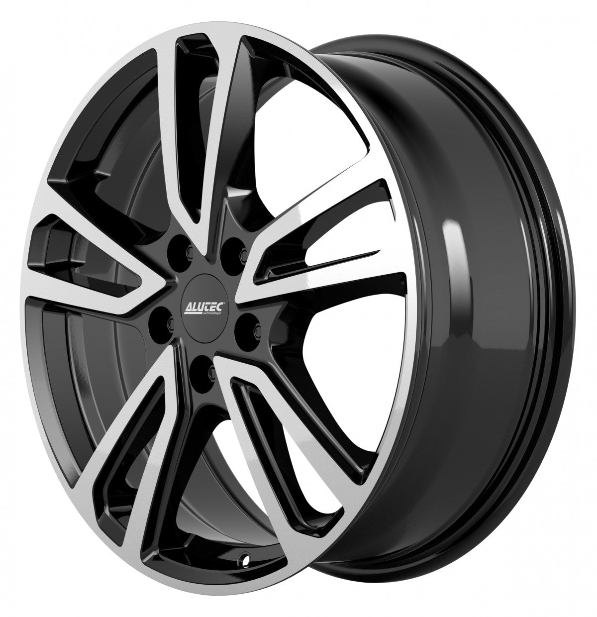 Alutec Tormenta diamant-schwarz frontpoliert 7x17 ET49 - LK5/112 ML57.1