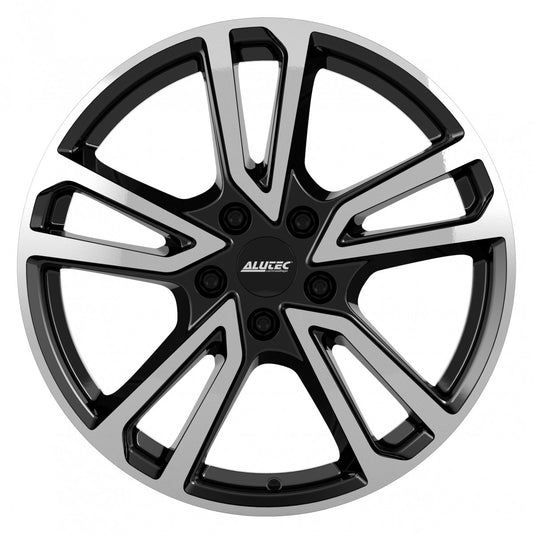 Alutec Tormenta diamant-schwarz frontpoliert 7x18 ET43 - LK5/112 ML57.1
