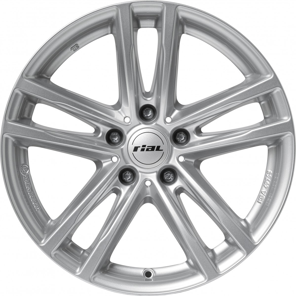 Rial X10 polar-silber 7.5x18 ET51 - LK5/112 ML57.1