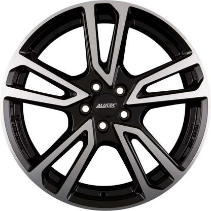 Alutec Tormenta diamond-black frontpolished Alufelge 8x18 Zoll ET42 LK 5x108 ML63.4 – Bild 6