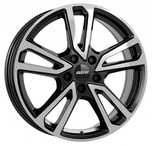 Alutec Tormenta diamant-schwarz frontpoliert 8x18 ET38 - LK5/112 ML66.5