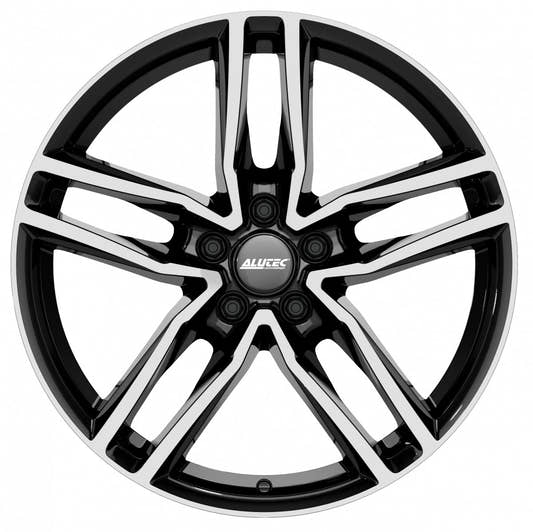 Alutec Ikenu diamant-schwarz frontpoliert 9x19 ET20 - LK5/112 ML66.5