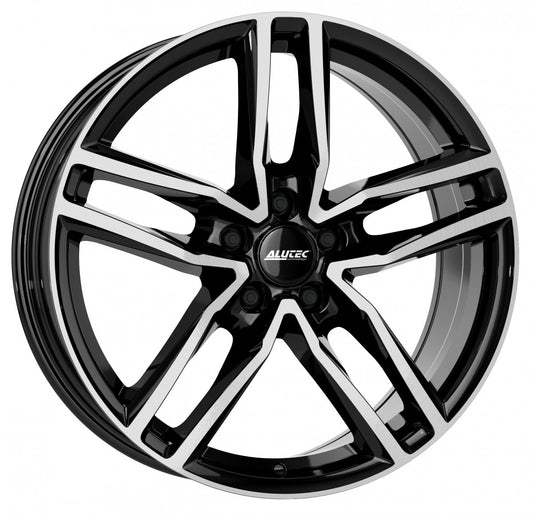 Alutec Ikenu diamant-schwarz frontpoliert 9x19 ET49 - LK5/112 ML66.5