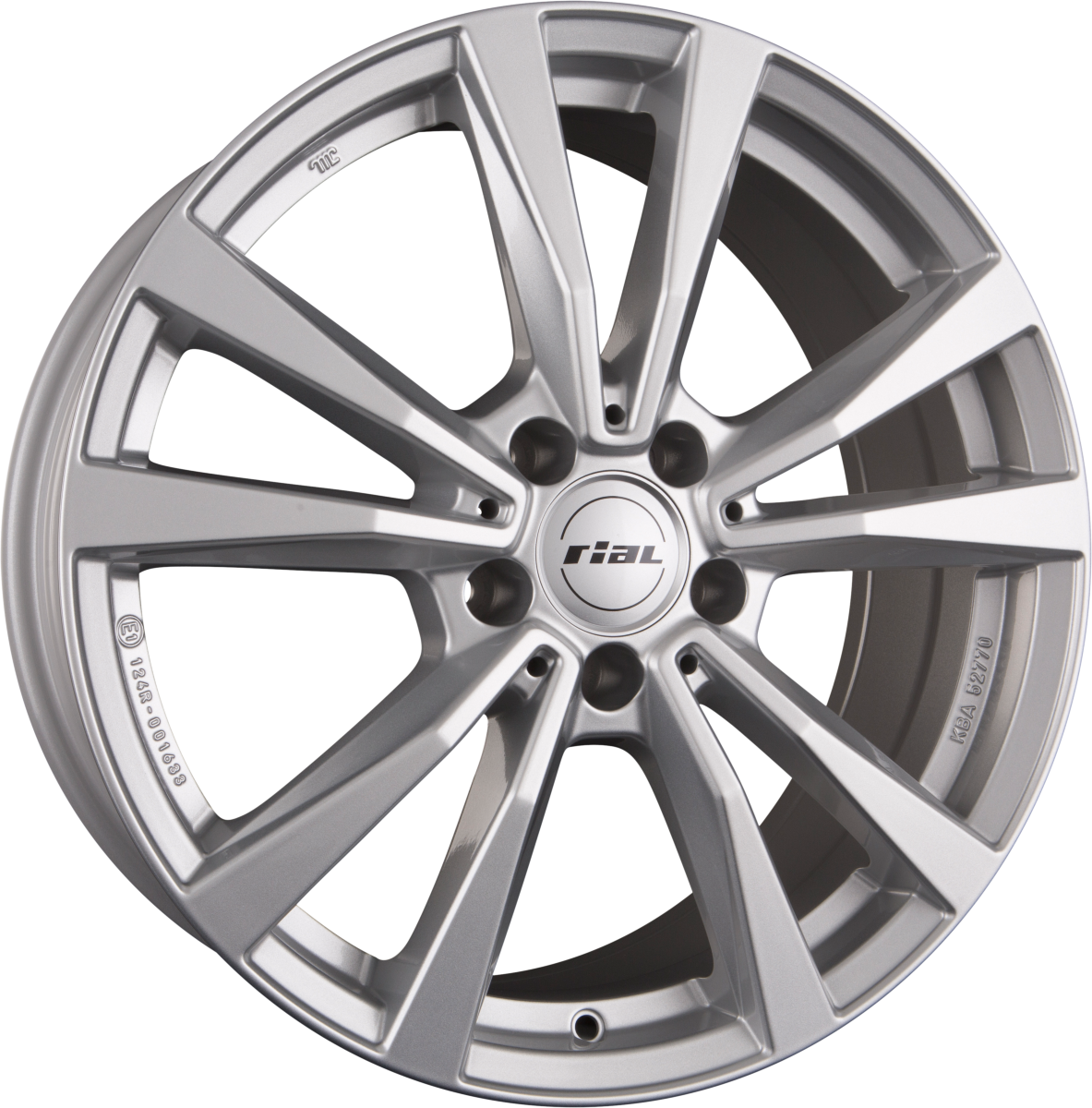 Rial M12X polar-silber Alufelge 8x19 Zoll ET61 LK 5x112 ML66.5 – Bild 6