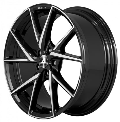 Alutec ADX.01 diamant-schwarz frontpoliert 8.5x18 ET30 - LK5/112 ML70.1