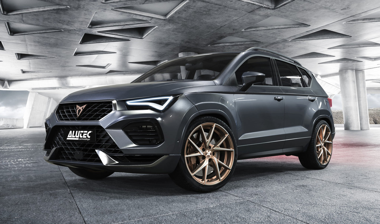 Alutec ADX.01 metallic-bronze frontpoliert 8.5x18 ET47 - LK5/114.3 ML70.1