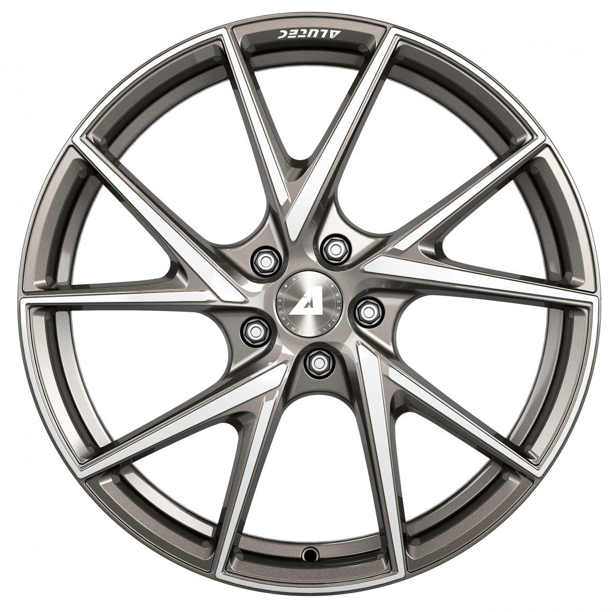 Alutec ADX.01 metallic-platinum frontpoliert 8.5x18 ET47 - LK5/108 ML70.1