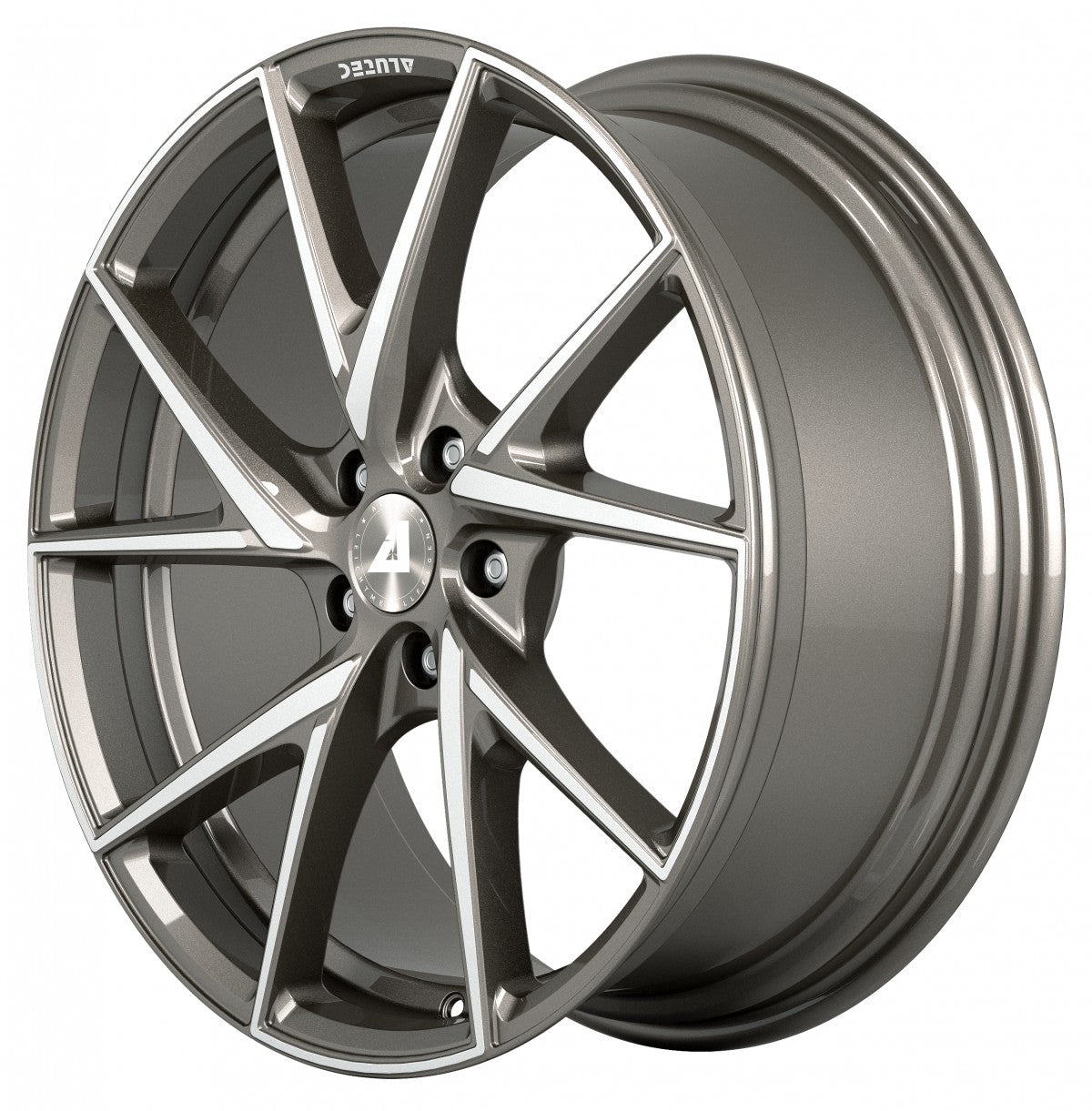 Alutec ADX.01 metallic-platinum frontpoliert 8.5x18 ET47 - LK5/108 ML70.1