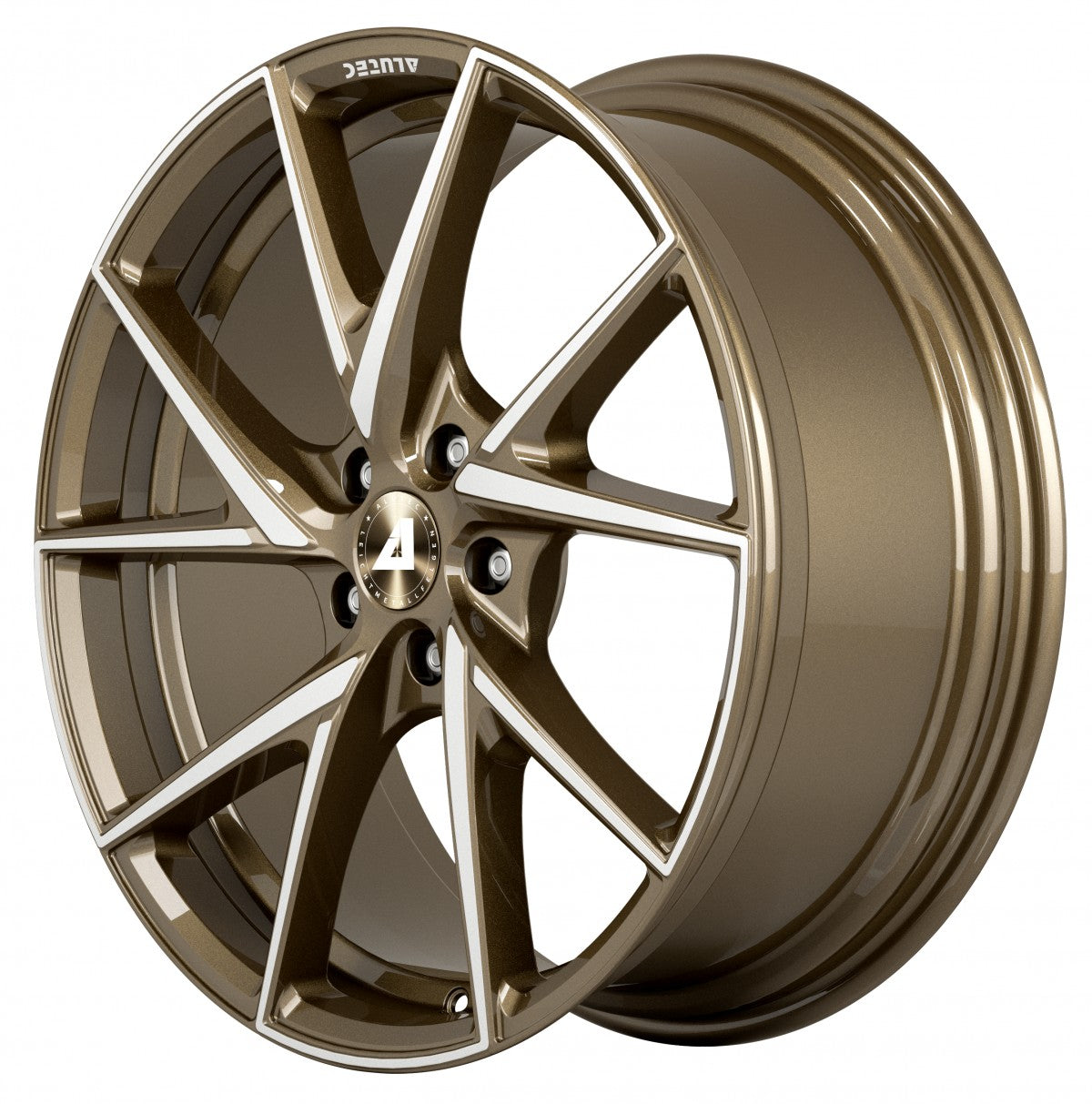 Alutec ADX.01 metallic-bronze frontpoliert 8.5x20 ET45 - LK5/112 ML70.1