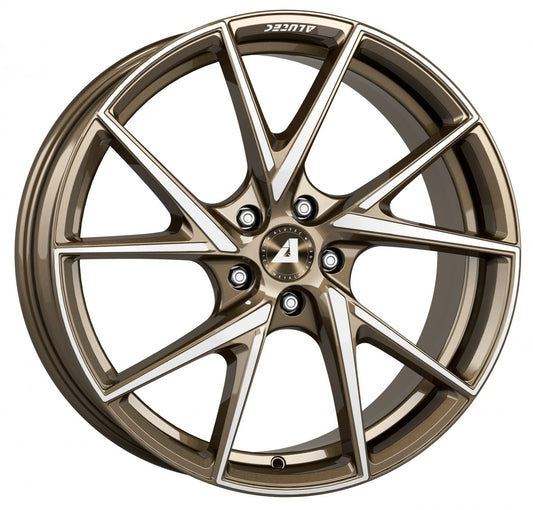 Alutec ADX.01 metallic-bronze frontpoliert 8.5x20 ET50 - LK5/114.3 ML70.1