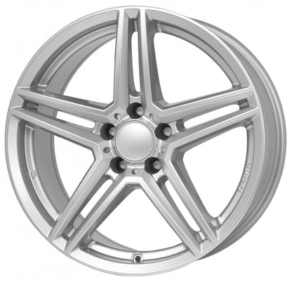 Rial M10 polar-silber 9x18 ET52.5 - LK5/112 ML66.5